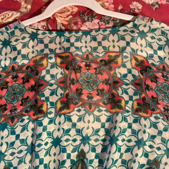 Flying Tomato Sheer Fringe Boho Tunic, NWT Perfect Festival wear - Picture 7 of 11